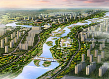蔡家坡鎮沿渭濱水景觀規劃